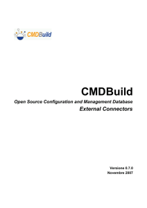 CMDBuild Open Source Configuration and Management Database