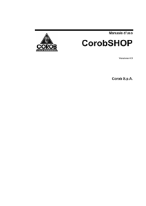 Manuale Corob™ Shop