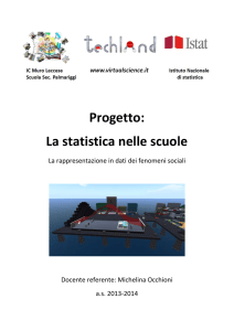 Progetto: La statistica nelle scuole