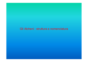 Gli Alcheni : struttura e nomenclatura