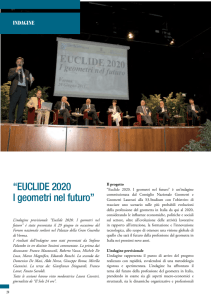 EUCLIDE 2020 I geometri nel futuro