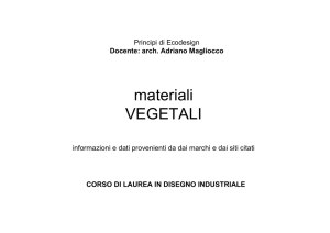 Materiali vegetali - Arch