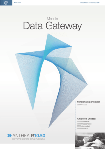 Data Gateway - Gruppo ANTHEA