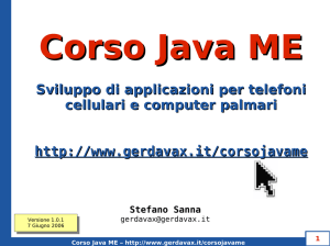 Java ME - Stefano Sanna