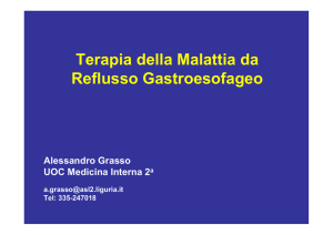 Terapia della Malattia da Reflusso Gastroesofageo