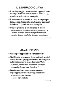 Introduzione a Java