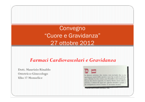 Farmaci cardiovascolari e gravidanza