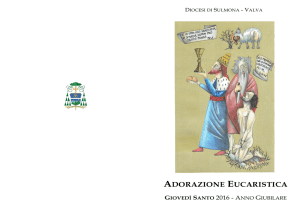 ADORAZIONE EUCARISTICA - Diocesi SULMONA