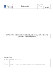 Criteri per il coordinamento degli isolamenti nelle reti a