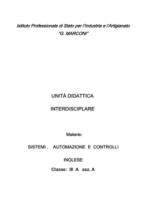 unità didattica interdisciplare