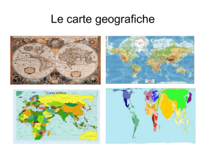 Le carte geografiche