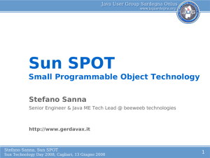 Sun SPOT - Stefano Sanna
