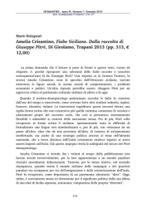 Amelia Crisantino, Fiabe Siciliane. Dalla raccolta di Giuseppe