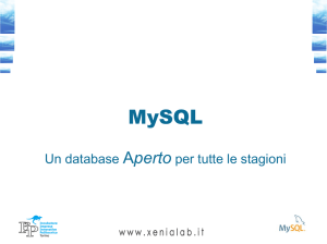 MySQL - Xenialab