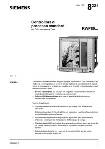 8221 Controllore di processo standard RWP80