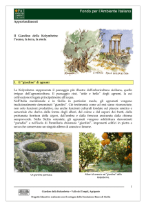 Approfondimenti Il Giardino della Kolymbetra