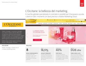 L`Occitane: la bellezza del marketing.