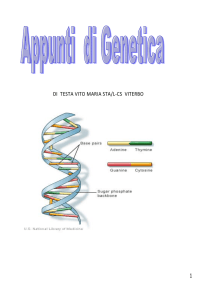 Appunti di Genetica LIBRO