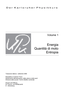 Volume 1: Energia, quantità di moto, entropia