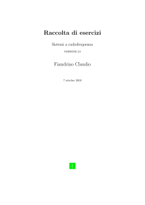 Raccolta di esercizi - Fiandrino Claudio