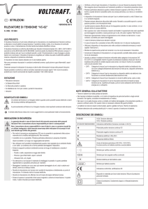 istruzioNi rileVatore Di teNsioNe “Vc-62”