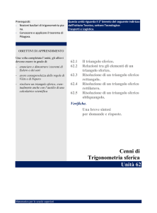 Cenni di trigonometria sferica - Matematica gratuita per le scuole