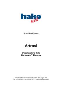 Artrosi - Hakomed italia