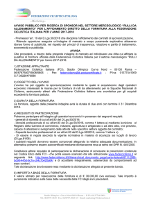 «Marketing» - Federazione Ciclistica Italiana