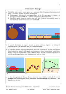 Il movimento dei corpi - "E. FERMI"