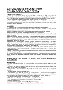 BESTA - Kit per la stampa - 2010 - Istituto Neurologico Carlo Besta