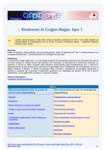 Sindrome di Crigler-Najjar, tipo 1
