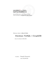 Database NoSQL: i GraphDB
