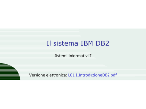 Introduzione a DB2
