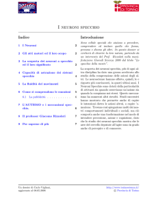 I neuroni specchio
