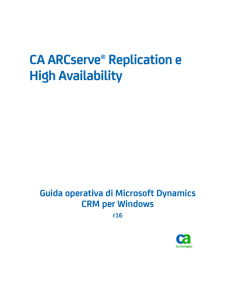 Guida operativa di Microsoft Dynamics CRM per