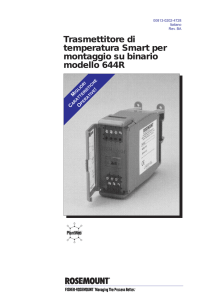 Trasmettitore di temperatura Smart per montaggio su