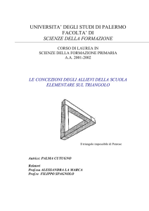 Palma Cutugno: Le concezioni degli allievi della scuola elementare