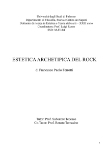 estetica archetipica del rock