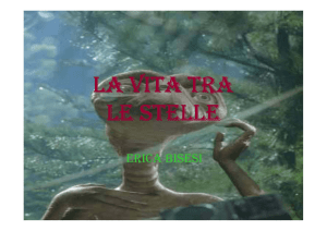 LA VITA TRA LE STELLE