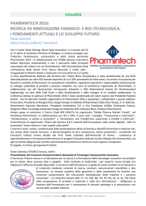 Attualità PHARMINTECH 2016