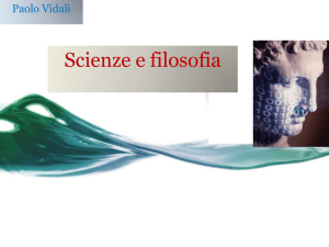 Scienze e filosofia