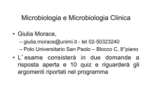 Microbiologia e Microbiologia Clinica