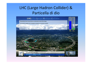 LHC e Particella di Dio