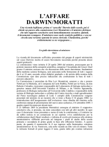 l`affare darwin/moratti