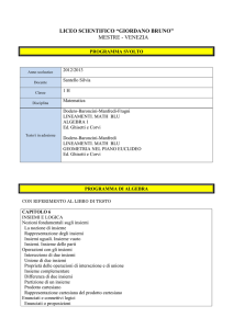 LICEO SCIENTIFICO “GIORDANO BRUNO” MESTRE