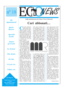 EcoNews n. 18 - Fondazione Museo Civico di Rovereto