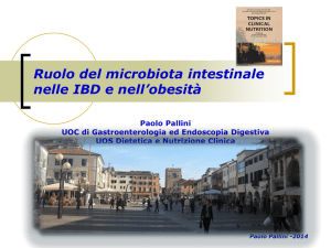 Ruolo del microbiota intestinale nelle IBD e nell`obesità