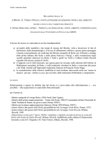 relazione finale su - Università degli studi di Pavia