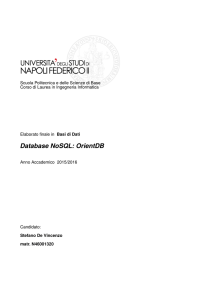 Database NoSQL: OrientDB