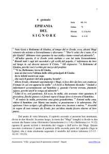 11. 6 gennaio 2017 Epifania Mt 2,1-12